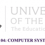 CS 1104 COMPUTER SYSTEMS